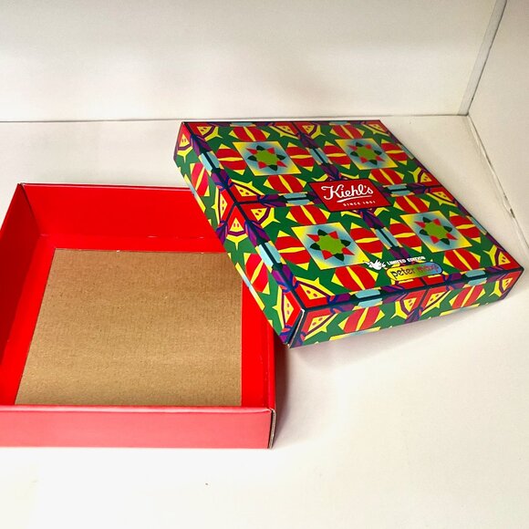 2015 Peter Max Art on Kiehl's Cardboard Box * Holiday Promo * Box Only * 9x9x3 - Picture 4 of 6
